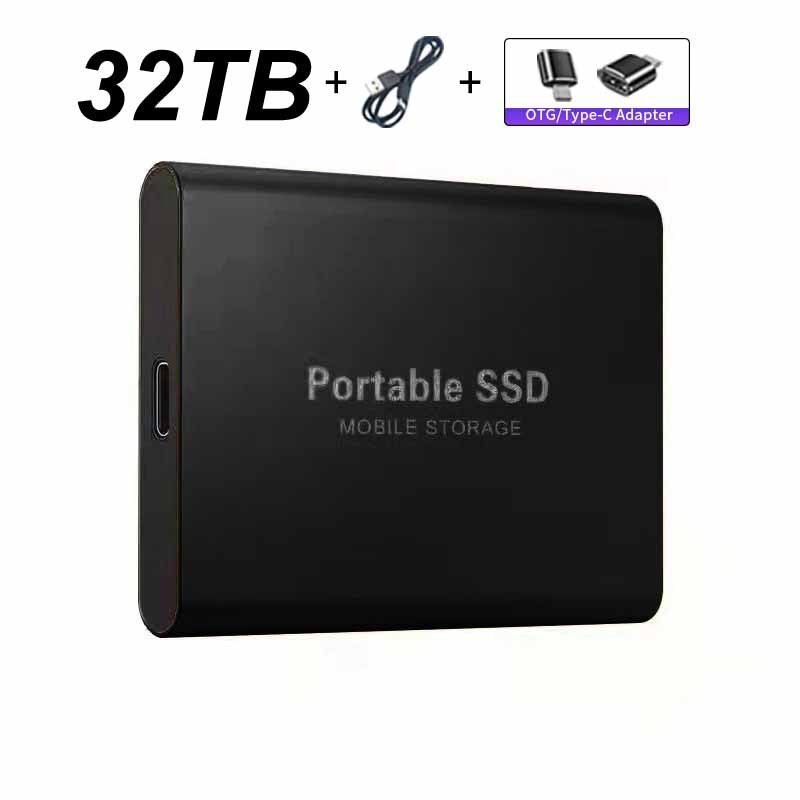 1TB Portable SSD 2TB External Solid State Drive 500GB High Speed External Hard Drive M.2 USB 3.1 Interface Mass Storage disk