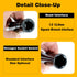 10PCS Impact Socket Set 1/2 Drive Hex 8-24mm Spanner Deep Socket Key Long Pneumatic Wrench Head Mechanical Workshop Tools Garage