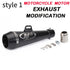 General purpose 51mm motorcycle exhaust M4 Escape GP motorcycle Silencer Scooter Dirt bike suitable for 300cc 600cc 1000cc