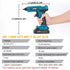 600W Cordless Electric Hot Melt Glue Gun for Makita 18V Battery 11mm Glue Stick Hot Melt Welding Hot Air Gun for Home Crafts DIY