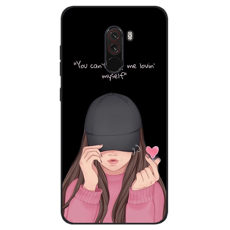 For xiaomi mi pocophone f1 Case Silicon Back Cover Phone Case for xiaomi poco F1 Cases Pocofone F1 6.18 inch Soft bumper coque