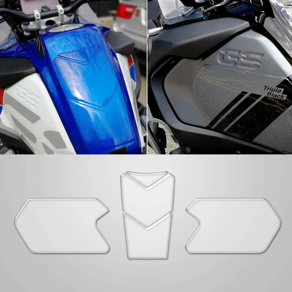 For BMW R1200GS R1250GS Adventure 2014-2023 Clear Tank Pad Protection