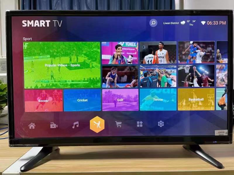 Guangdong Suppliers 4k uhd flat screen TV buying in bulk wholesale 65 55 32 inch lcd led smart android tv television