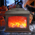 Halloween Electric Luminous Fireplace Decoration Halloween Party Candles Pumpkin Electric Flamp Lights Ornament Layout Supplies