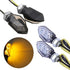 Motorcycle Turn Signals LED Light Mini Indicators Universal Light Super Bright Amber Blinker Lamp