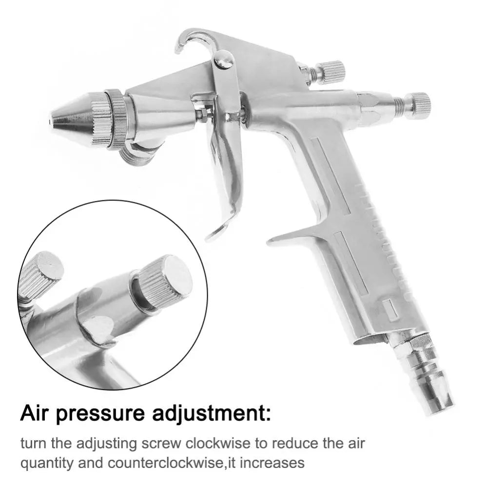 Pneumatic Paint Spray Gun For Home Painting 0.5mm Nozzle Aluminium Alloy Air Spray Paint Gun for Automobile Wood Wall Repair