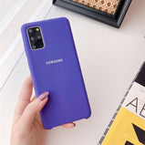 S20FE Case Original Samsung Galaxy S20 FE Ultra Plus S20+ Silky Silicone Cover High Quality Soft-Touch Back Shell