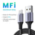 UGREEN MFi USB to Lightning Cable for iPhone 14 13 12 Pro Max 2.4A Fast Charging for iPhone for iPad Phone Data Cable