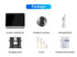 1080P WiFi Video Doorbell Wireless 120 Wide Angle Door Phone Cam Two-Way Audio Intercom Visual Home Security Monitor  doorbell