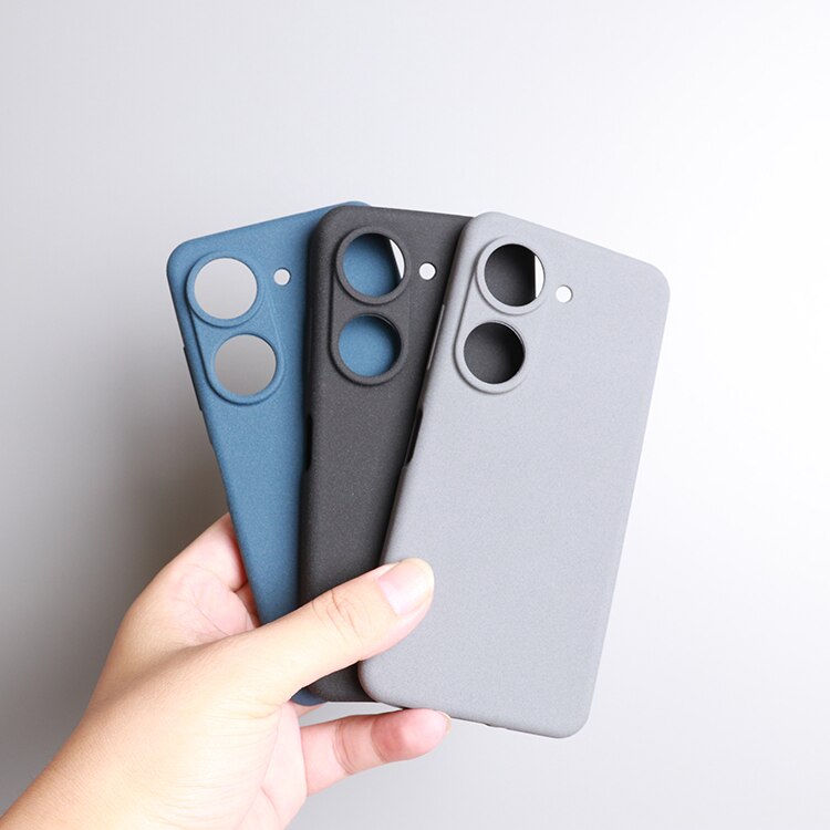 for ASUS Zenfone 9 9Z 8 7 Pro 6 6Z 5 Case Sand Matte Soft Silicon Full Protect Camera Antifall Antislip Cover Phone Shell Fundas