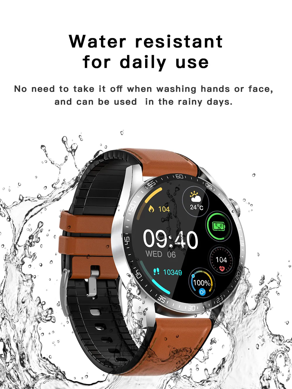 Lenovo 2023 NFC Smartwatch 1.32“ 360*360 Touch Screen Android iOS Smartwatch IP67 Waterproof BT Call Health Monitor Sports Watch