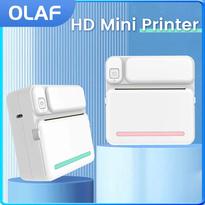 Mini Portable Printer Thermal Printer Label Sticker Adhesive Photo Print for Mobile Phone Wireless Bluetooth Phomemo Impressoras
