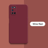 Original Square Liquid Silicone Case for OPPO A52 A72 A92 Camera Protective Phone Back Cover Boys Girls Shockproof Housing Armor