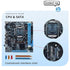 H61 Computer Motherboard 16GB Micro-ATX PC Main Board Support 2 X DDR3 4 X SATA 2.0 Realtek 10/100 Mbps LAN Onboard for Office