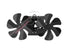 12 Blades Double-head Heat Powered Fireplace Fan Quiet Wall Mounted Black Stove Fan Log Wood Burner Efficient Heat Distribution