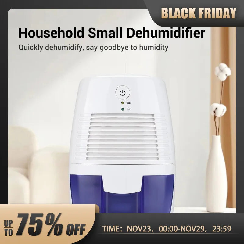 Portable Dehumidifier Air Purifier USB Mute Moisture Absorbers Air Dryer For Home Room Office Kitchen Deodorizer Dryer