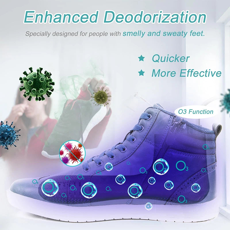 Household Shoe Dryer Intelligent Sterilization Foot Care Device Warm Air Drying Dehumidification Odor Removal Mute with Timer