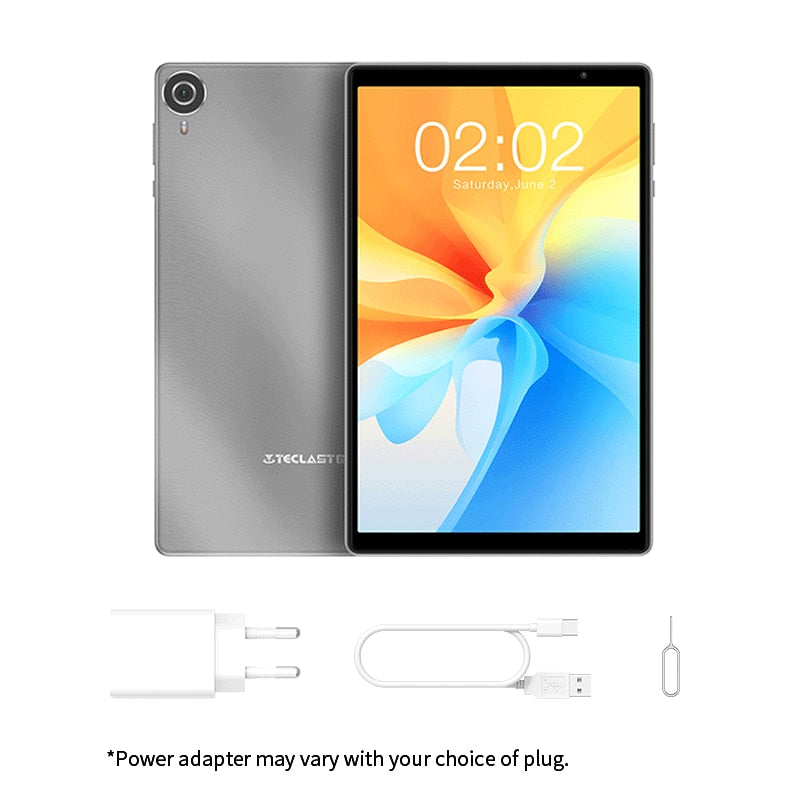 Teclast P25T 2023 Android 12 Tablet 10.1 inch IPS 1280x800 4GB RAM 64GB ROM 2.4G+5G Wi-Fi 6 BT 5.0 Type-C Dual Cameras