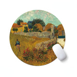 Wheatfields Under A Clouded Sky Van Gogh Mouse Pad Office Computer Non-Slip Thickened Surface for The Mouse Personalized Deskpad