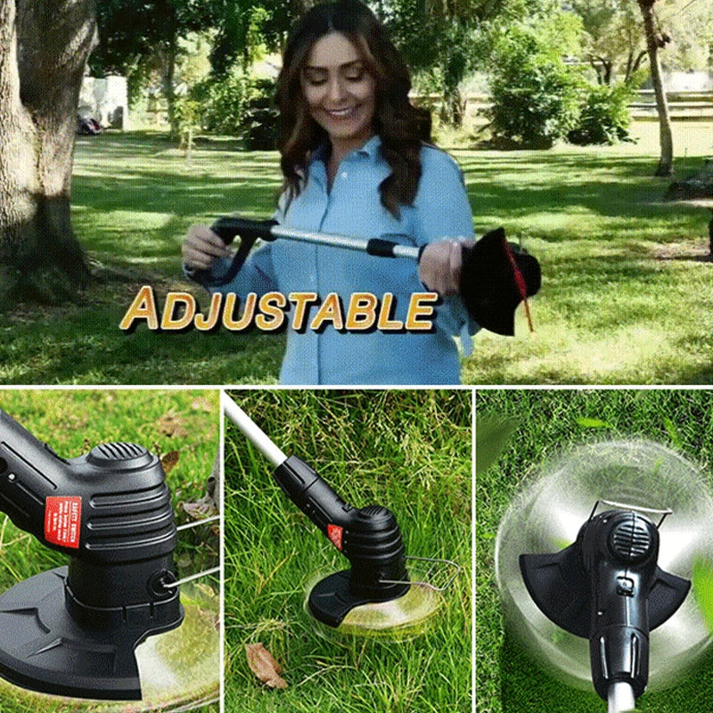 Cordless Lawn Mower Electric Grass Trimmer Hand Cleaner Grass Cutter Machine Lawn Mower Length Garden Pruning Cutter Tool