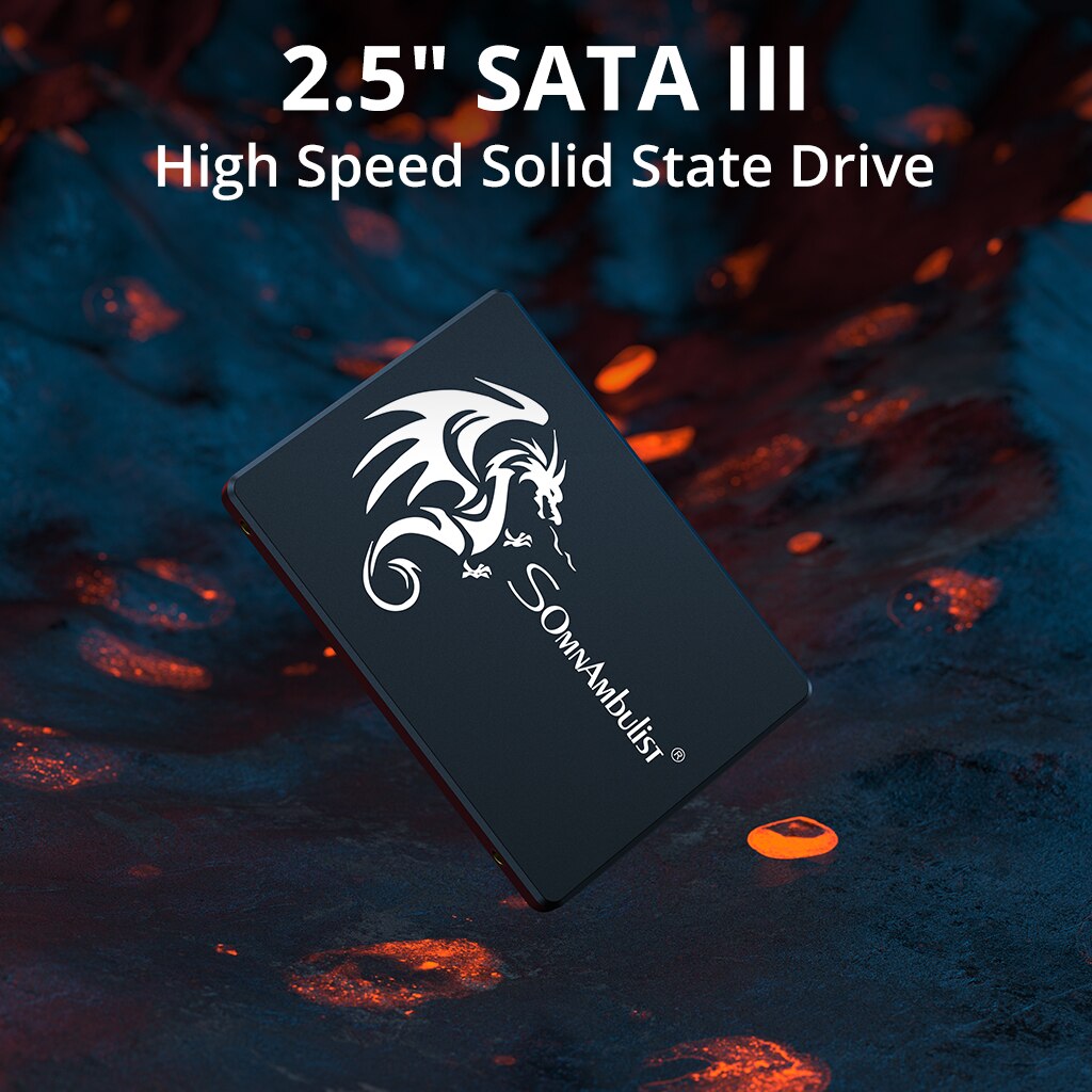 SomnAmbulist SSD 120GB 240GB 480GB 960GB Internal Sata3 Solid State Drive 2.5 128GB 256GB 512GB 1TB 2TB SSD for PC Laptop