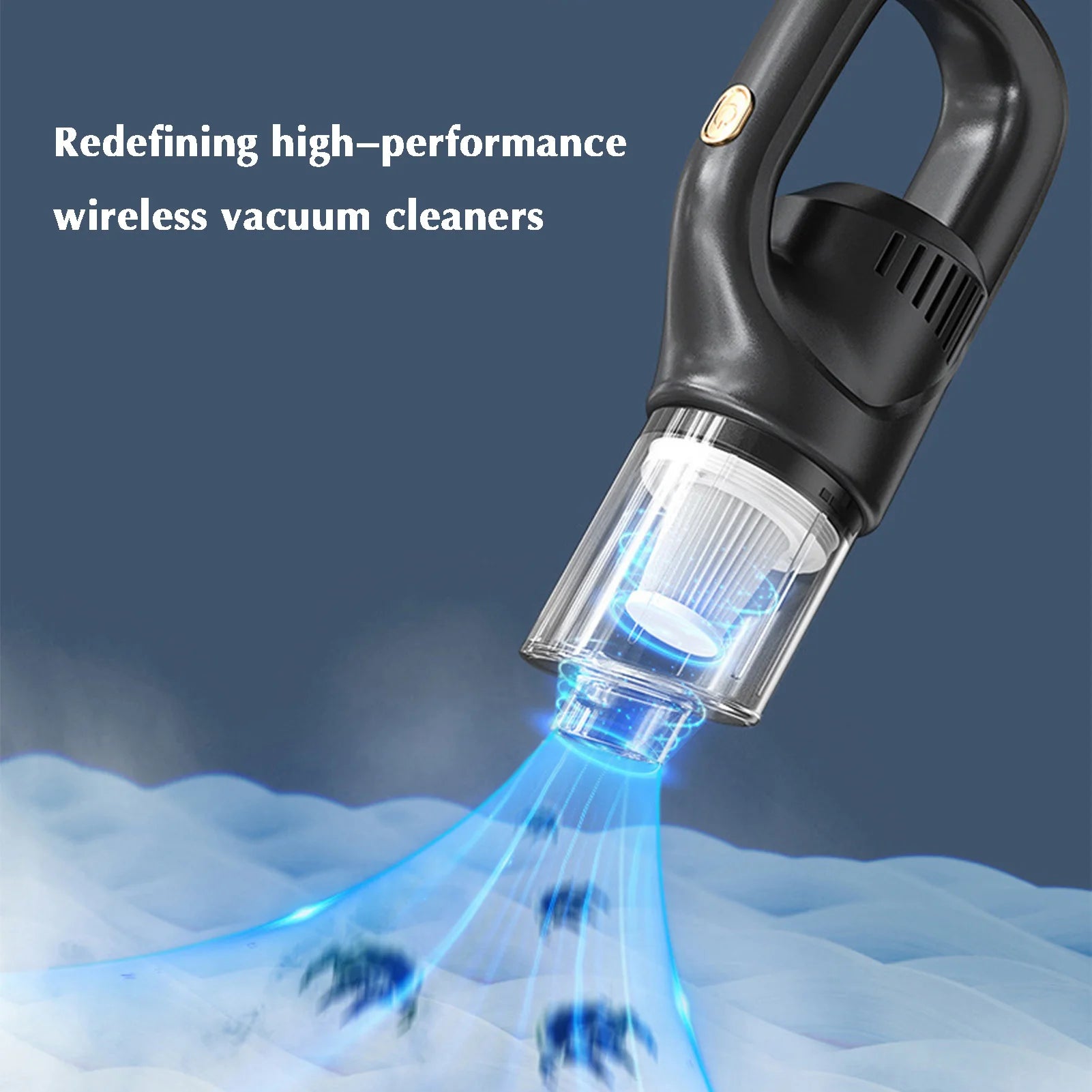 Car Wireless Charging Vacuum Portable Home Mini Handheld Vacuum Ergonomic Vacuum Cleaner for Birthday Gifts New Year's Gifts