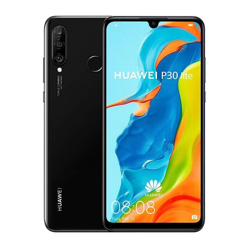 Huawei P30 Lite Smartphone Android 128GB 4GB RAM 6.15" Display AI Triple Camera 48MP+32MP Selfie Global Unlocked Mobile phones