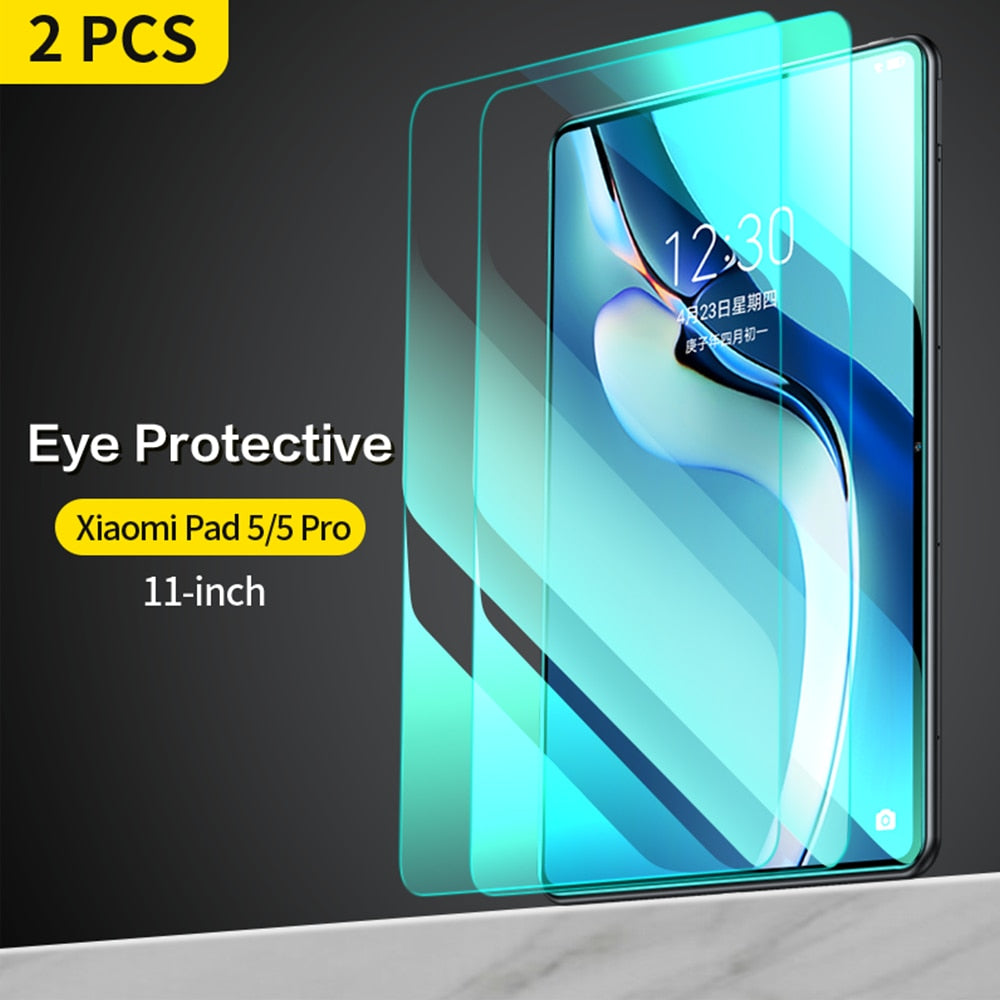 SmartDevil 2PCS Glass for Xiaomi Mi Pad 6 5 Pro Tempered Glass Tablet Protective Film for Xiaomi Mi Pad 6 5 Screen Protector HD