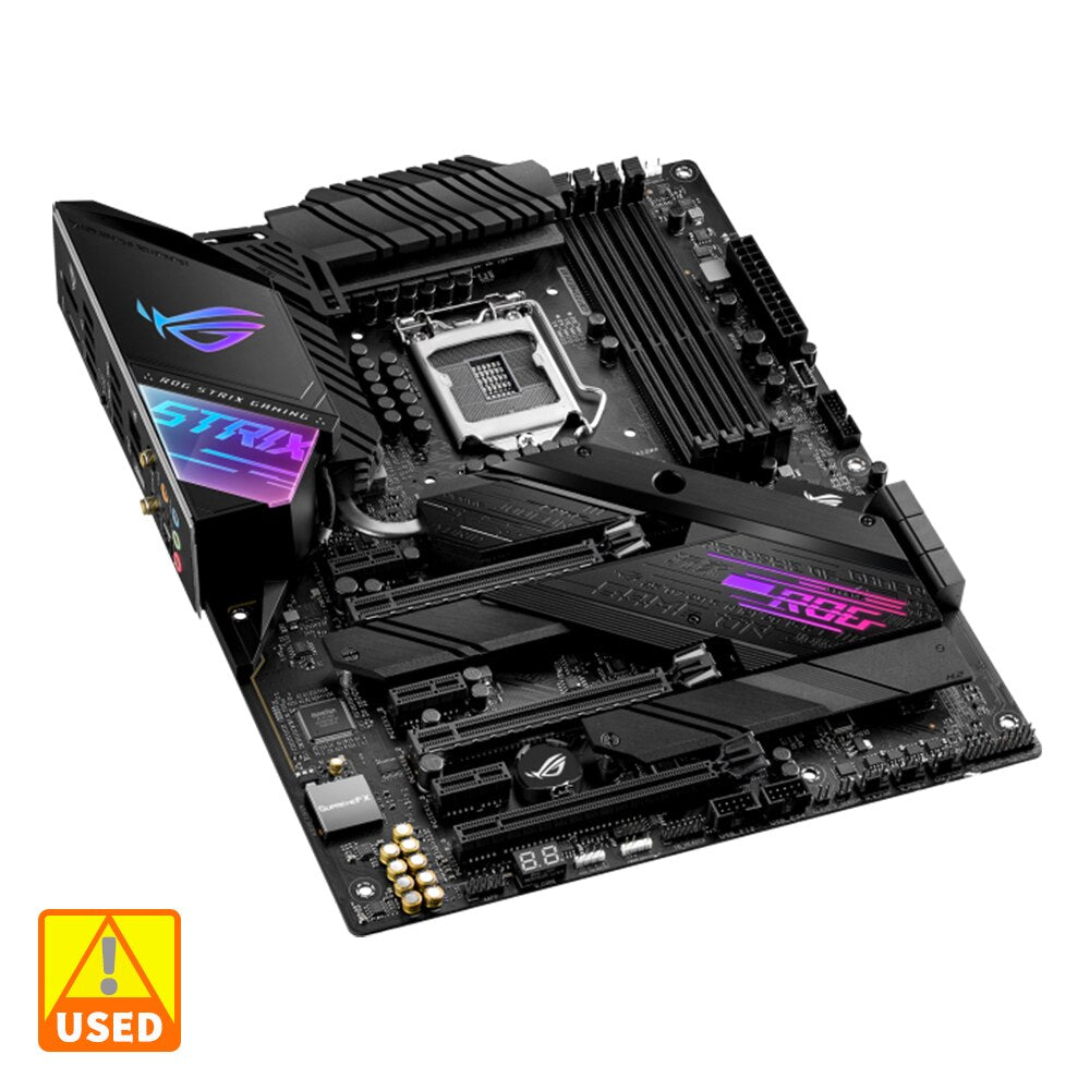 ASUS ROG STRIX Z490-E GAMING Motherboard ROG Pre-installed Integrated I/O Backplane Intel® I225-V 2.5Gb LAN Wi-Fi 6 AX201 TypeC