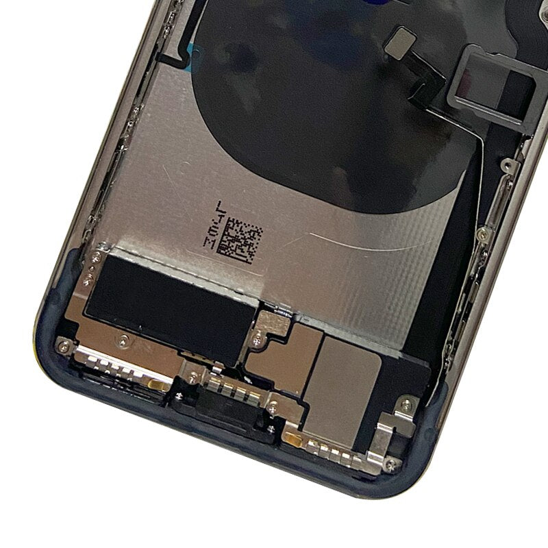 Full Assembly Back Cover For iPhone X XS Housing Battery Middle Chassis Frame Rear Door Case With Flex Cable Phone Repair Parts