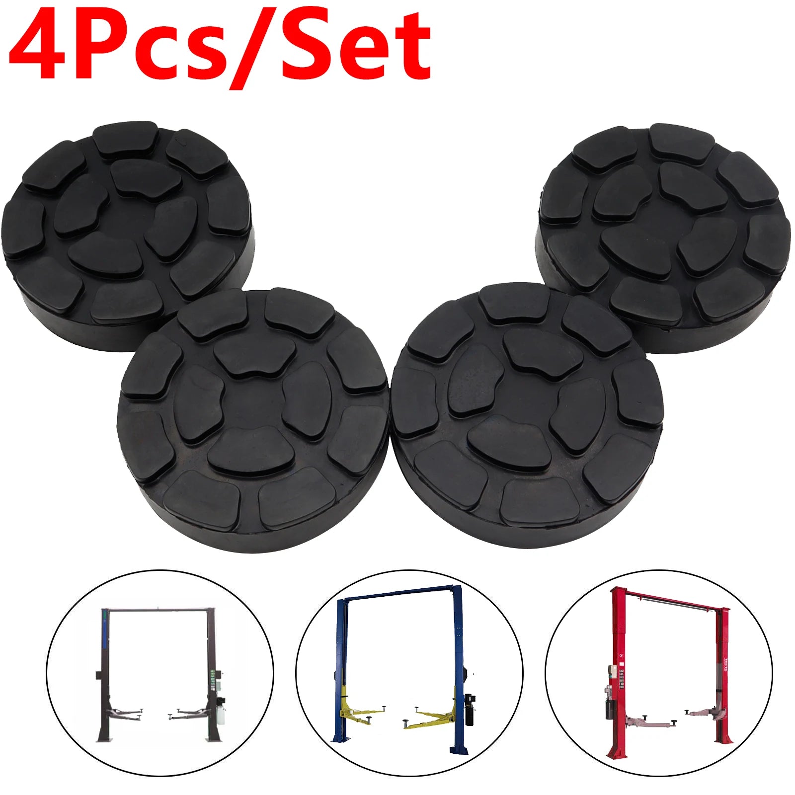 Universal Car Rubber Jack Pad Frame Protector Hydraulic Ramp Trolley Jack Adapter for Pinch Weld Side Lifting Disk Jacking Tool