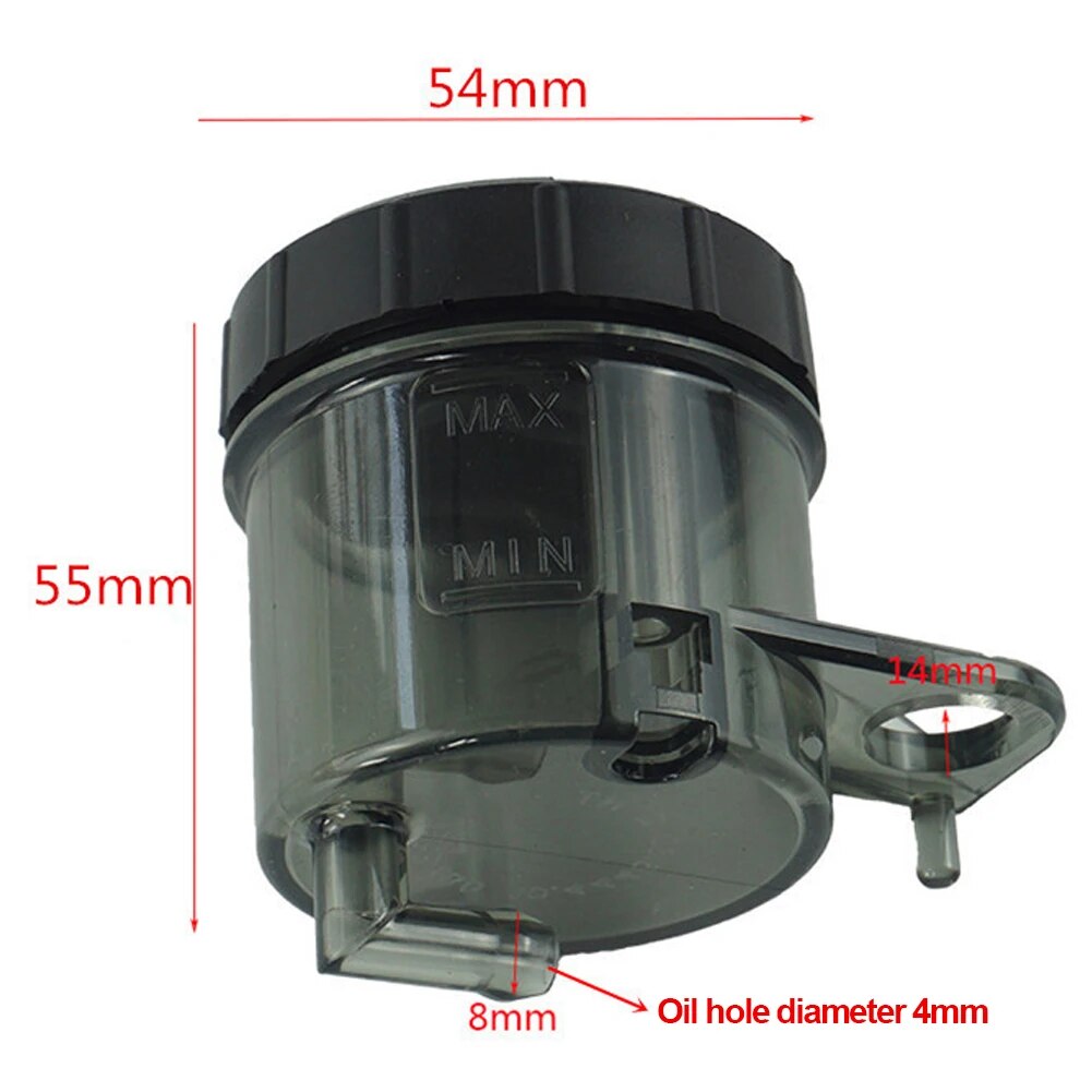 Motorcycle Brake Master Cylinder Brake Fluid Reservoir Motorcycle Brake Oil Tank Motorcycle Products for Honda Kawasaki Yamaha