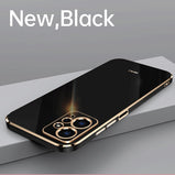 Luxury Electroplated Plating gilding Soft Silicone Cover For Redmi note 12 4G POCO X5 Pro Plus 12C K60E Xiaomi 13 12TPro Civi2
