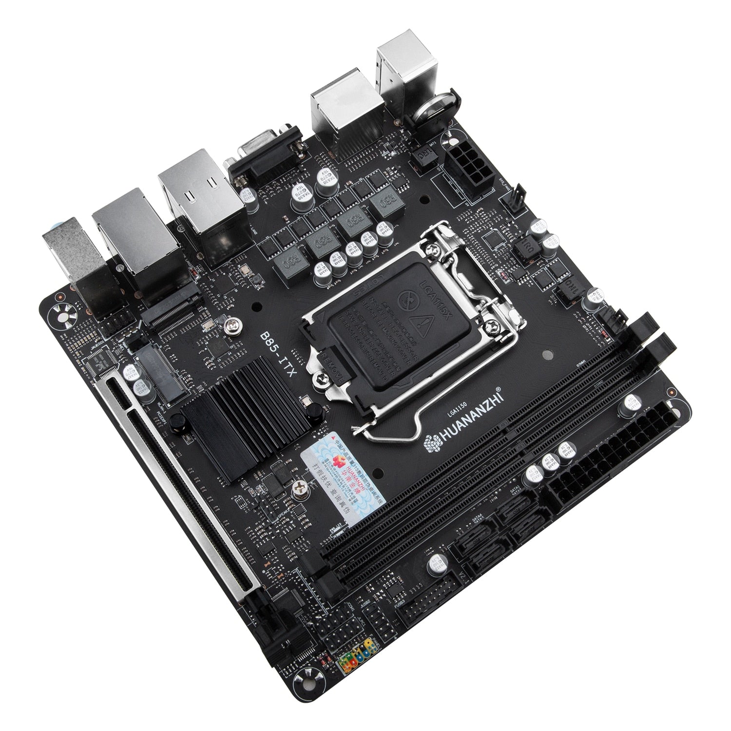 HUANANZHI B85 ITX Motherboard ITX Intel LGA 1150 i3 i5 i7 E3 DDR3 1600MHz 16GB M.2 SATA USB3.0 VGA DP HDMI-Compatible