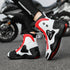 Motorcycle Men Boots Racing Shoes Riding Breathable Soft Boots Durable Off-road Motorbike Rubber Anti-kick protection Black TPU