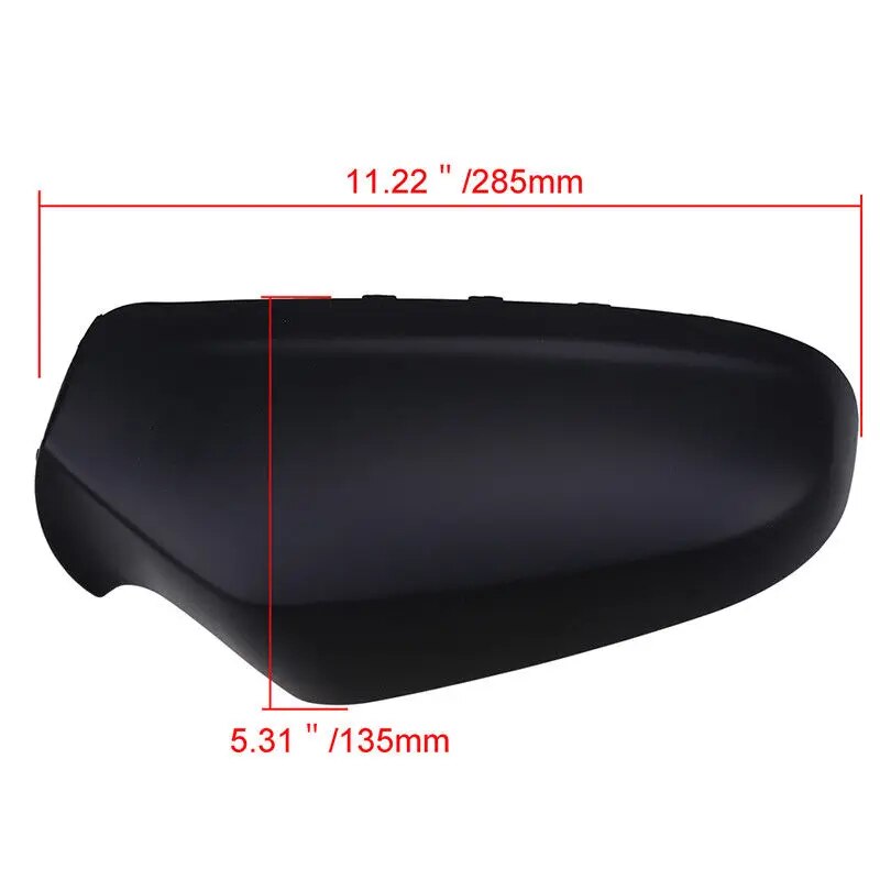 Rhyming Black Rearview Mirror Cap Wing Side Mirrors Cover Housing For Vauxhall Opel Astra H 2004-2009 6428200 6428199