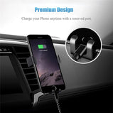 Gravity Car Holder Auto Air Vent Mount Clip Bracket Cell Holder No Magnetic GPS Mobile Phone Stand for IPhone 14 Xiaomi Samsung