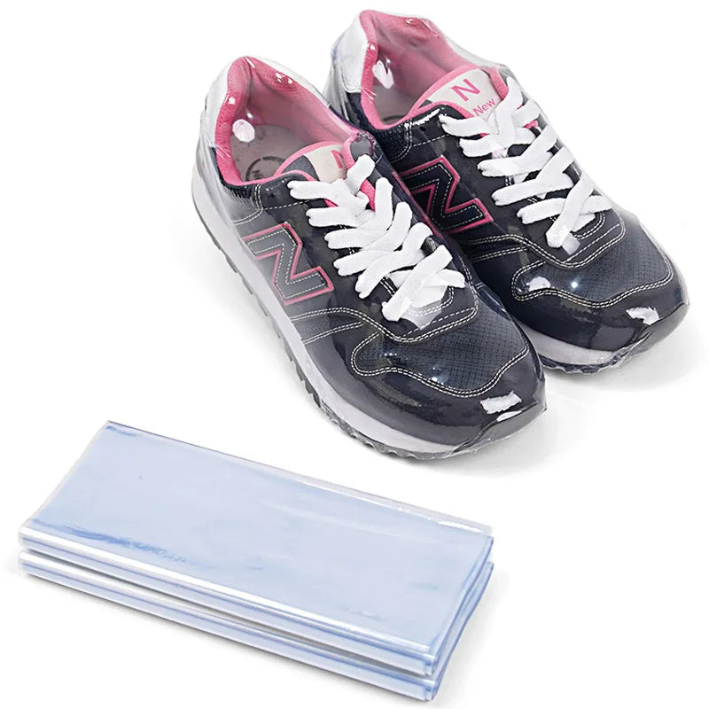100pcs/lot Ball Shoes Heat Shrinkable Film TV Air Condition Remote Sundries PVC Clear Storage Bags Can Use Electric Hair Dryer
