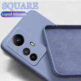 For Redmi Note 12S Case Cover Xiaomi Redmi Note 12S Capas Liquid Silicone Phone Back Bumper TPU Soft Fundas Redmi Note 12S 12 S