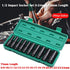 10PCS Impact Socket Set 1/2 Drive Hex 8-24mm Spanner Deep Socket Key Long Pneumatic Wrench Head Mechanical Workshop Tools Garage