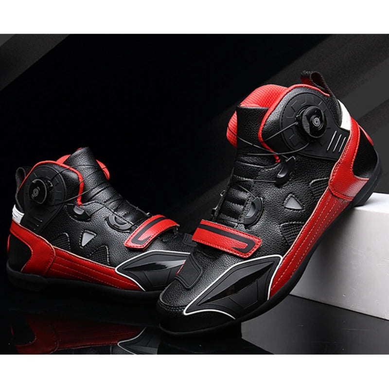 New Motorcycle Riding Shoes Men Women Four Seasons Off-Road Biker Athletic Boots Racing Moto Protection Equipment Couple