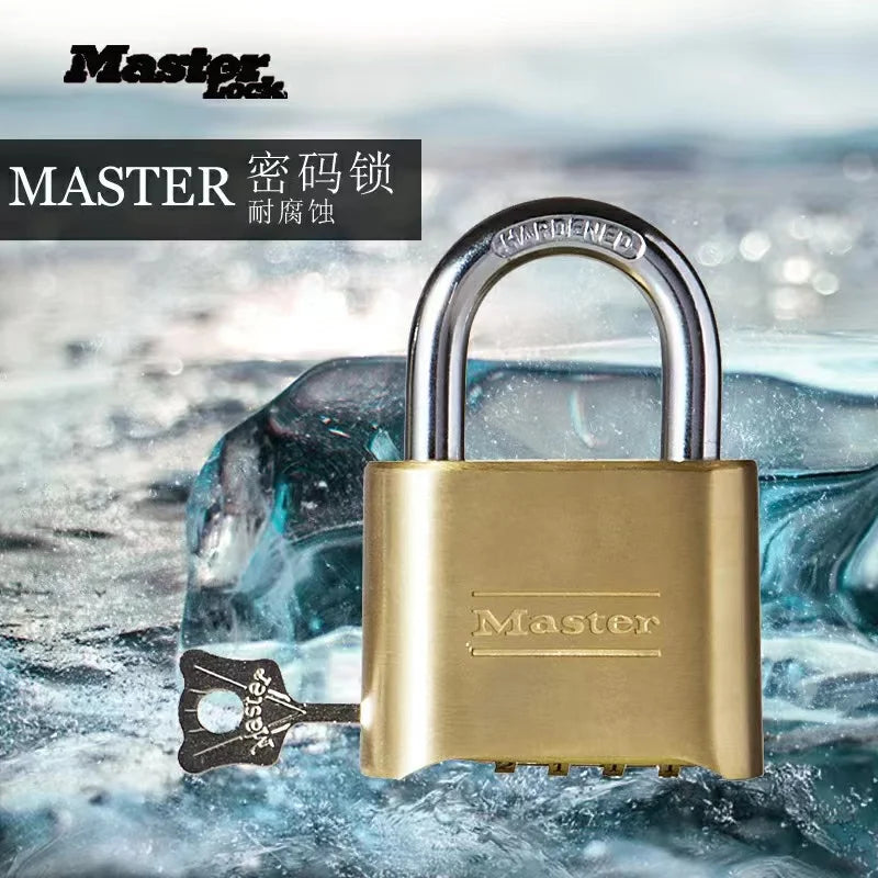 Master Lock Brass Code Combination Code Lock Padlock Anti-theft Tamper-proof Anti-corrosion Anti-rust Waterproof 175MCND