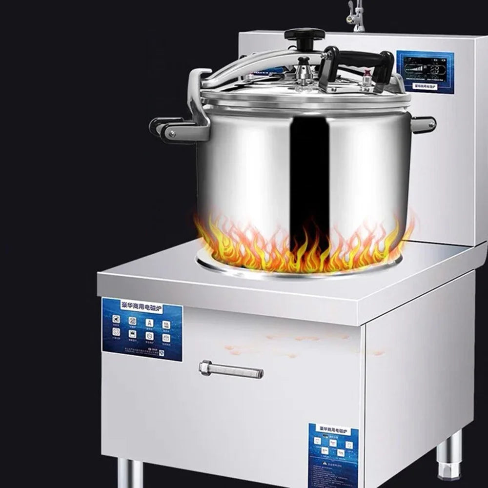 Large Capacity Stainless Steel Pressure Cooker for Commercial Kitchens Kitchen Pressure Cooker for Commercial Use Cooker