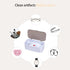 Ultrasonic Cleaner Glasses Cleaning Machine USB Portable Jewelry Watch Cleaner Deep Decontamination Battery Separable Water Tank