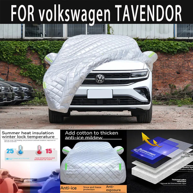 For volkswagen TAVENDOR auto hail proof protective cover,snow cover,sunshade,waterproof anddustproof external car accessories