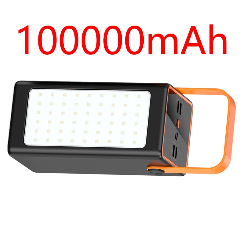 Power Bank 30000mAh 66W Super Fast Charger Powerbank for iPhone 14 Pro Max Laptop Batterie Externe LED Camping Light Flashlight