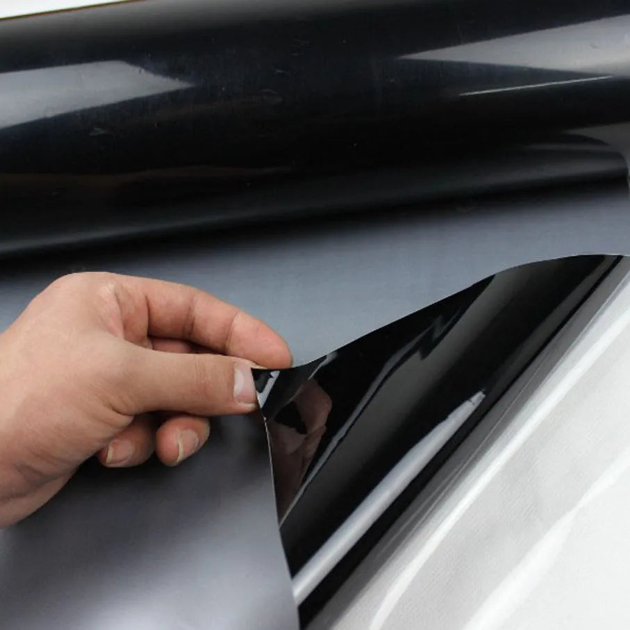 Super Glossy Piano Black With clear protective layer Glossy Black Vinyl Car Decal Wrap Sticker Black Gloss Film Wrap