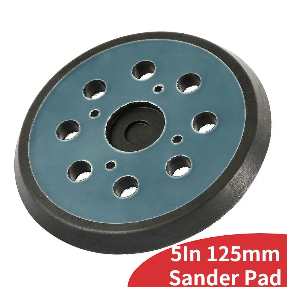 5Inch 8 Holes Hook And Loop Sanding Backing Pad Electric Makita Orbital Sander Disk Discs Compatible With Sander Polisher Tool