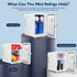 4L 6 Cans Small Refrigeration Warm Heat Mini Fridge Refrigerator Cosmetics Mask Beverage Dormitory Refrigerators Cooler