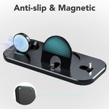 3 in 1 Wireless Charger Foldable Fast Charging Station for iPhone 14 13 12 11 Pro Max X XS XR 8 Plus Apple Watch 8 7 Airpods Pro